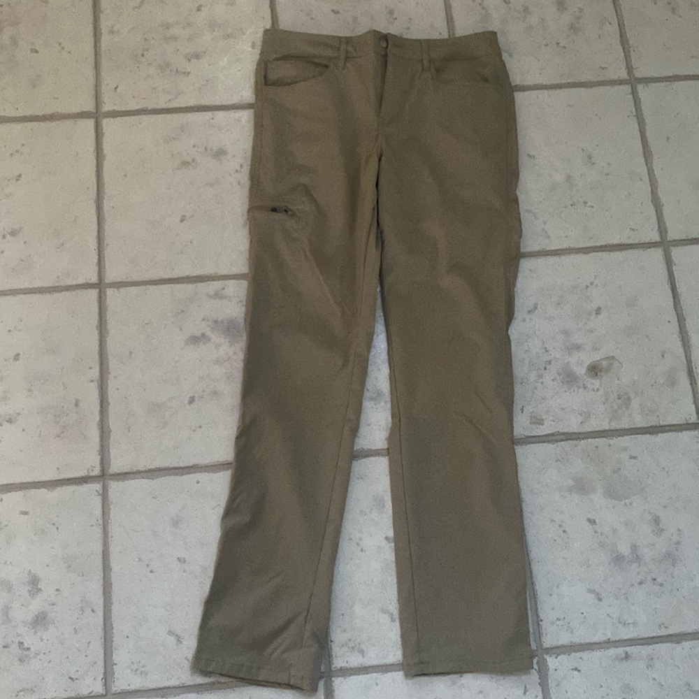 Weatherproof Vintage pants Mens 32x32 khaki Lightweight Nylon Adult